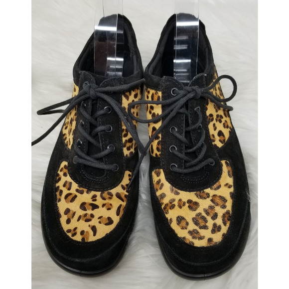 Hotter Shoes - Hotter Leather/Calf Hair Animal Design 8.5